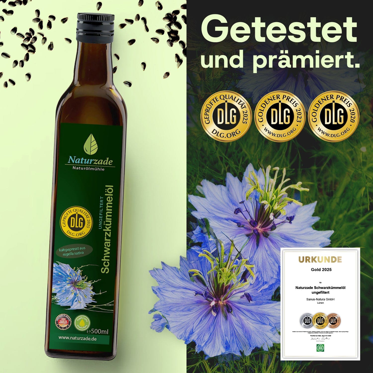 Schwarzkümmelöl ungefiltert 2000ml