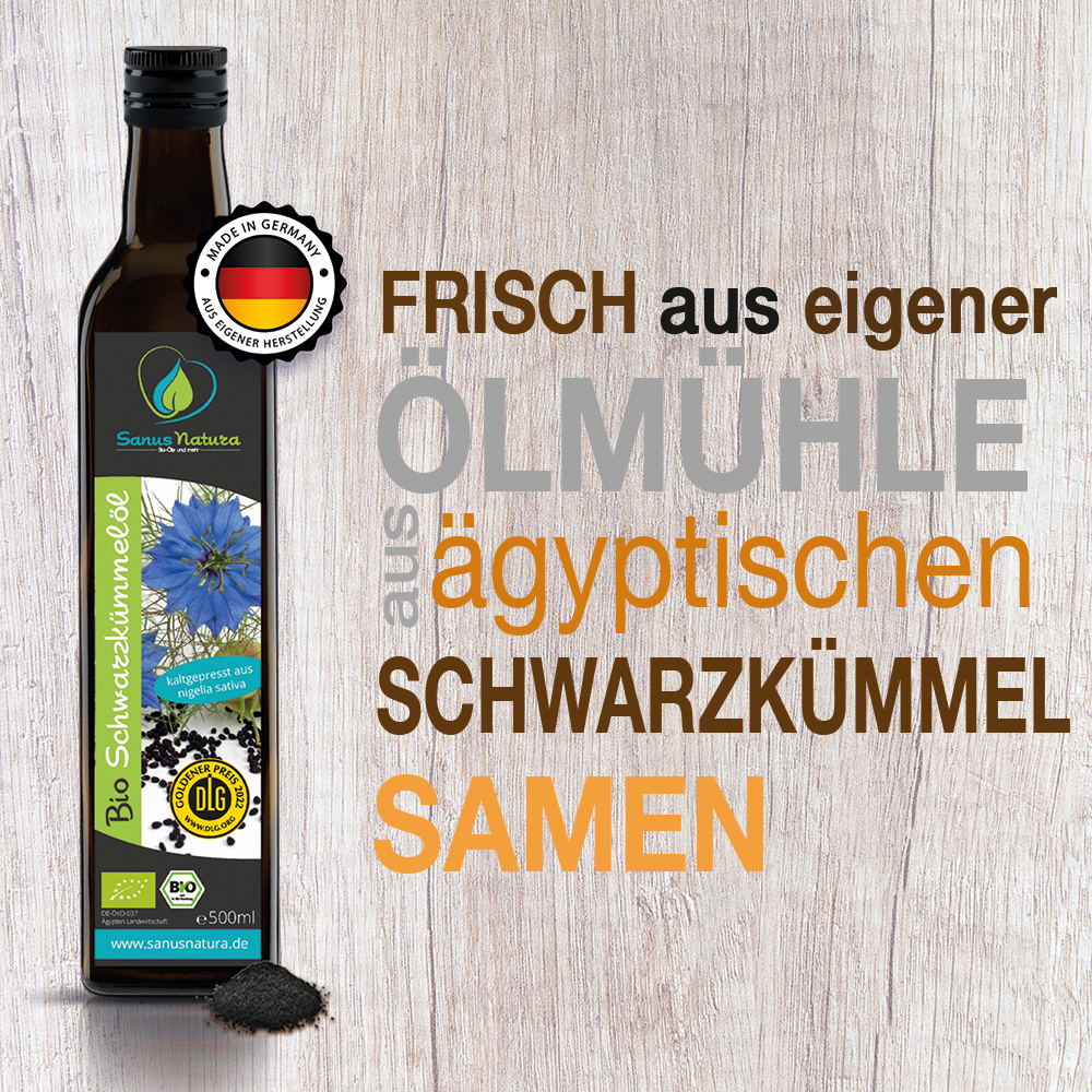    Bio Schwarzkümmelöl - egyptian Schwarzkümmelöl - naturzade