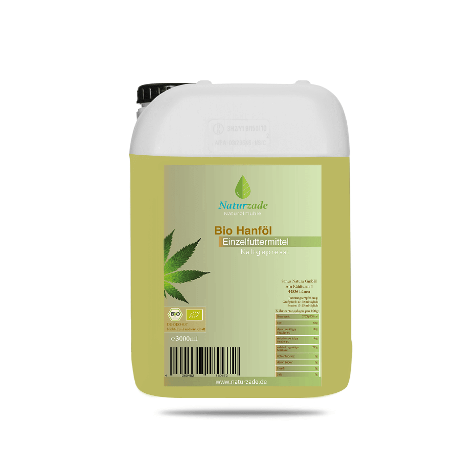 Gesund- hanfoel 3 liter kanister- naturzade