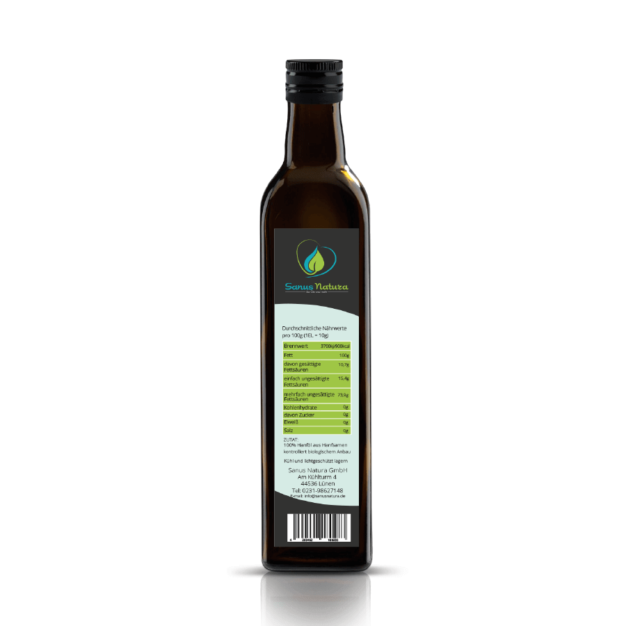 naturzade hanfoel 500ml